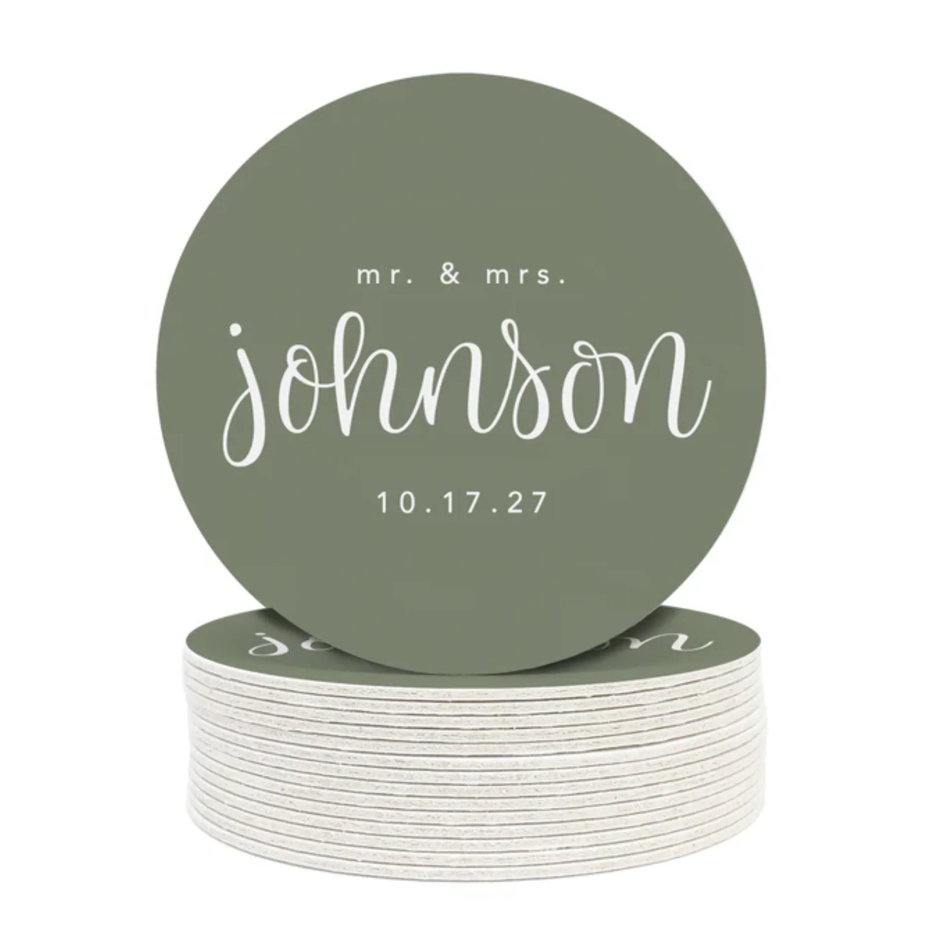 Full Color Wedding Coasters 2